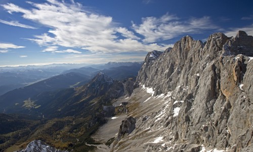 Das Dachstein-Gebirge in der Steiermark