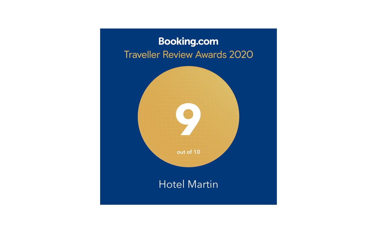 Awarded by booking.com
