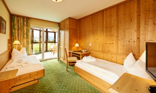 Doppelzimmer im Hotel Martin mit eigenem Wintergarten